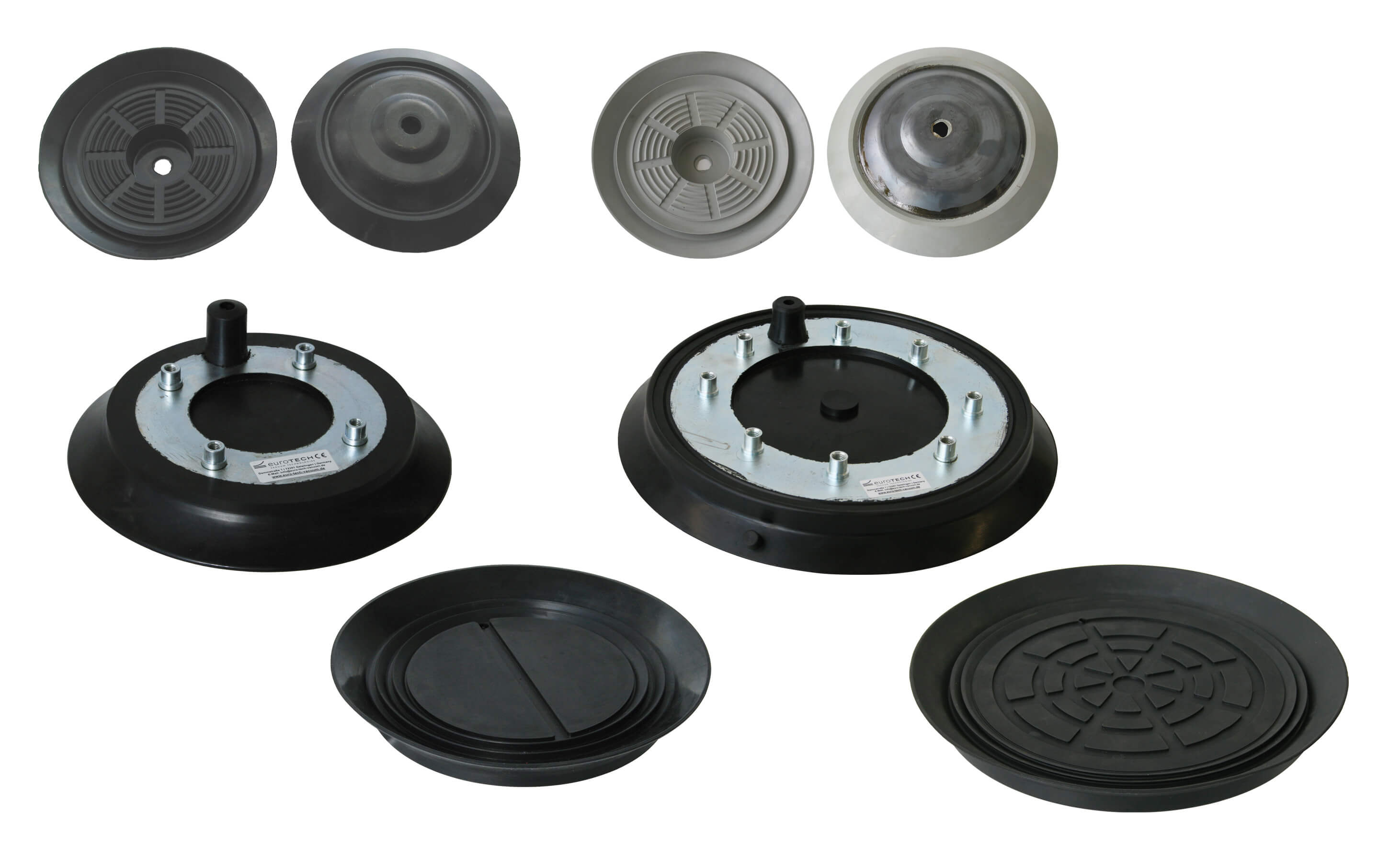 Saugplatten Typ PK, vulkanisiert